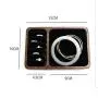 Retro wooden storage boxes no cover jewelry storage small tray desktop multi-layer jewelry storage finishing storage box