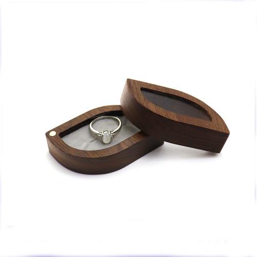 Walnut Jewelry Boxes Jewelry Packaging Ring Boxes Necklace Pendant Boxes Jewelry Boxes Leaf Storage Boxes Wholesale