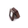 Chinese retro black walnut button corsage storage boxes creative high-end wooden ring earrings earrings jewelry box