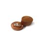 Proposal ring boxes wedding etiquette oval single ring storage boxes simple creative retro wooden buckle diamond ring box