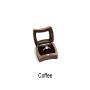 New solid wood compact portable jewelry boxes creative multi-function magnet acrylic ring storage boxes display box