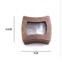 New solid wood compact portable jewelry boxes creative multi-function magnet acrylic ring storage boxes display box