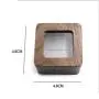 Black walnut flannel ring boxes badge boxes jewelry boxes square log pair ring acrylic jewelry boxes wholesale Black walnut flannel ring boxes badge boxes jewelry boxes square log pair ring acrylic jewelry boxes wholesale