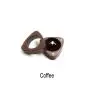 Solid wood high-end wedding proposal ring jewelry boxes black walnut wooden small portable pair ring storage box