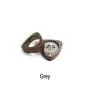 Solid wood high-end wedding proposal ring jewelry boxes black walnut wooden small portable pair ring storage box