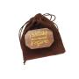 We are married golden velvet bag diamond ring boxes engagement jewelry packaging wooden ring box