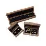 Walnut Jewelry Three-piece Storage Gift Boxes Ring Necklace Stud Earrings Packaging Solid Wood Boxes Diamond Ring Box Walnut Jewelry Three-piece Storage Gift Boxes Ring Necklace Stud Earrings Packaging Solid Wood Boxes Diamond Ring Box