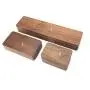 Walnut Jewelry Three-piece Storage Gift Boxes Ring Necklace Stud Earrings Packaging Solid Wood Boxes Diamond Ring Box Walnut Jewelry Three-piece Storage Gift Boxes Ring Necklace Stud Earrings Packaging Solid Wood Boxes Diamond Ring Box