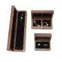 Walnut Jewelry Three-piece Storage Gift Boxes Ring Necklace Stud Earrings Packaging Solid Wood Boxes Diamond Ring Box Walnut Jewelry Three-piece Storage Gift Boxes Ring Necklace Stud Earrings Packaging Solid Wood Boxes Diamond Ring Box