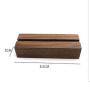 Card business card holder solid wood calendar base postcard base menu card table card desktop note black walnut base