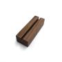Card business card holder solid wood calendar base postcard base menu card table card desktop note black walnut base