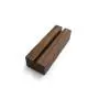 Card business card holder solid wood calendar base postcard base menu card table card desktop note black walnut base Card business card holder solid wood calendar base postcard base menu card table card desktop note black walnut base