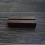 Card business card holder solid wood calendar base postcard base menu card table card desktop note black walnut base Card business card holder solid wood calendar base postcard base menu card table card desktop note black walnut base