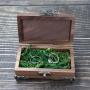 North American black walnut jewelry jewelry boxes ring pair ring boxes bull nose buckle hinge metal decoration gift box