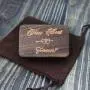 How about forever solid wood black walnut pair ring boxes LOGO ring boxes ear stud earrings storage packaging