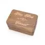 How about forever solid wood black walnut pair ring boxes LOGO ring boxes ear stud earrings storage packaging