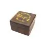 Gold LOVE YOU Square Ring Boxes Proposal Black Walnut Ring Boxes Stud Earrings Necklace Storage Boxes Round Corner