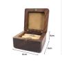 Gold LOVE YOU Square Ring Boxes Proposal Black Walnut Ring Boxes Stud Earrings Necklace Storage Boxes Round Corner Gold LOVE YOU Square Ring Boxes Proposal Black Walnut Ring Boxes Stud Earrings Necklace Storage Boxes Round Corner