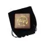 Gold LOVE YOU Square Ring Boxes Proposal Black Walnut Ring Boxes Stud Earrings Necklace Storage Boxes Round Corner