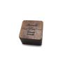 Template LOVE black walnut ring boxes pair ring small jewelry boxes wedding diamond ring boxes storage wooden boxes with packaging