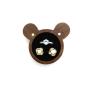 Small Stud Earrings Jewelry Storage Boxes Black Walnut Diamond Ring Earring Boxes Jewelry Gift Boxes Cartoon Ring Box