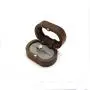 American black walnut solid wood oval jewelry boxes simple portable wooden ring boxes pair ring boxes can engrave LOGO American black walnut solid wood oval jewelry boxes simple portable wooden ring boxes pair ring boxes can engrave LOGO