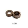 Manufacturers Supply Black Walnut Round Packaging Gift Wooden Boxes Portable Wooden Ring Storage Boxes Proposal Ring Box