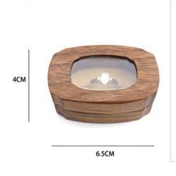 Retro solid wood wedding ring boxes wedding ceremony diamond ring boxes wedding wooden ring boxes jewelry storage box