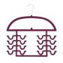 Sixteen hanging flocking hanger belt rack multi-functional seamless non-slip hanger plastic hanger