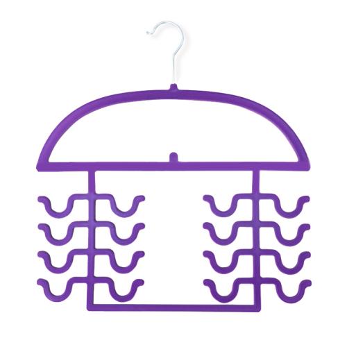 Sixteen hanging flocking hanger belt rack multi-functional seamless non-slip hanger plastic hanger