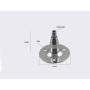 Advertising Sign Logo Board Picture LED Panel Light Hanging Suspension Cables Hangers Hardware Stainless Steel Wire with Protective Plastic Jacket,Supports up to 66 Pound