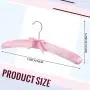 5 Packs Padded Hangers Anti Slip Satin Hangers No Shoulder Bump Hangers Extra Large Padded Hangers for Clothes Sweaters Dresses Suits Wedding Dresses