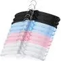 5 Packs Padded Hangers Anti Slip Satin Hangers No Shoulder Bump Hangers Extra Large Padded Hangers for Clothes Sweaters Dresses Suits Wedding Dresses