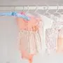 5 Packs Padded Hangers Anti Slip Satin Hangers No Shoulder Bump Hangers Extra Large Padded Hangers for Clothes Sweaters Dresses Suits Wedding Dresses