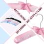 5 Packs Padded Hangers Anti Slip Satin Hangers No Shoulder Bump Hangers Extra Large Padded Hangers for Clothes Sweaters Dresses Suits Wedding Dresses