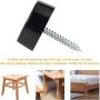 Furniture Sliders, Table/Chair Glide, LOUFIMIDON Rubber Screw on Chair Leg Floor Protectors (20 Pack), Nail on Rubber Feet, Screw in Rubber Stopper with Screwdriver (optional) 