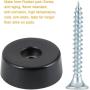 Furniture Sliders, Table/Chair Glide, LOUFIMIDON Rubber Screw on Chair Leg Floor Protectors (20 Pack), Nail on Rubber Feet, Screw in Rubber Stopper with Screwdriver (optional) 