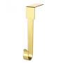 Stainless Steel Door Hook Partition Hook (2 Pack, Black, Golden and Silver)