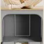 Fun home Clothes Storage Organizer Bins, Foldable Storage Bins-Oxford Cloth stainless Steel Frame Storage Box for Clothing Storage with Foldable Clear Window & Reinforced Handles Fun home Clothes Storage Organizer Bins, Foldable Storage Bins-Oxford Cloth stainless Steel Frame Storage Box for Clothing Storage with Foldable Clear Window & Reinforced Handles