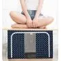 Fun home Clothes Storage Organizer Bins, Foldable Storage Bins-Oxford Cloth stainless Steel Frame Storage Box for Clothing Storage with Foldable Clear Window & Reinforced Handles Fun home Clothes Storage Organizer Bins, Foldable Storage Bins-Oxford Cloth stainless Steel Frame Storage Box for Clothing Storage with Foldable Clear Window & Reinforced Handles
