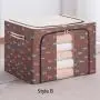 Fun home Clothes Storage Organizer Bins, Foldable Storage Bins-Oxford Cloth stainless Steel Frame Storage Box for Clothing Storage with Foldable Clear Window & Reinforced Handles Fun home Clothes Storage Organizer Bins, Foldable Storage Bins-Oxford Cloth stainless Steel Frame Storage Box for Clothing Storage with Foldable Clear Window & Reinforced Handles