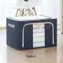 Fun home Clothes Storage Organizer Bins, Foldable Storage Bins-Oxford Cloth stainless Steel Frame Storage Box for Clothing Storage with Foldable Clear Window & Reinforced Handles Fun home Clothes Storage Organizer Bins, Foldable Storage Bins-Oxford Cloth stainless Steel Frame Storage Box for Clothing Storage with Foldable Clear Window & Reinforced Handles