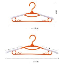 Heavy Duty Hangers, Plastic Hangers for Clothes Extendable Extra Wide Adjustable Shoulder 15-20.5 Inch Clothes Hangers, Closet Space Saving, Perfect for Coat, Dress, Shirt, Pants Hangers (24 Pack)