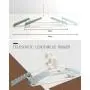 BonDream 5-Pack Heavy Duty Plastic Extendable Extra-Wide Arm 15 BonDream 5-Pack Heavy Duty Plastic Extendable Extra-Wide Arm 15