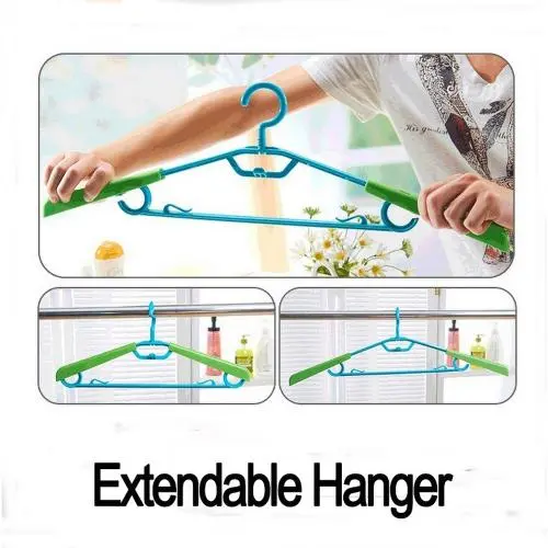 BonDream 6-Pack Heavy Duty Plastic Extendable Extra-Wide Arm 15