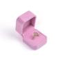 Plush Velvet Travel Jewelry Case, Mini Jewelry Box, Small Jewelry Organizer Portable Display Jewelry Storage Case for Rings Earrings Necklace Bracelet Bangle,Gifts for Girls Women