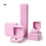 Plush Velvet Travel Jewelry Case, Mini Jewelry Box, Small Jewelry Organizer Portable Display Jewelry Storage Case for Rings Earrings Necklace Bracelet Bangle,Gifts for Girls Women