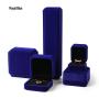 Plush Velvet Travel Jewelry Case, Mini Jewelry Box, Small Jewelry Organizer Portable Display Jewelry Storage Case for Rings Earrings Necklace Bracelet Bangle,Gifts for Girls Women