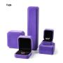 Plush Velvet Travel Jewelry Case, Mini Jewelry Box, Small Jewelry Organizer Portable Display Jewelry Storage Case for Rings Earrings Necklace Bracelet Bangle,Gifts for Girls Women