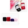 Universal Plush Velvet Travel Jewelry Case, Mini Jewelry Box, Small Jewelry Organizer Portable Display Jewelry Storage Case for Rings Earrings Necklace Bracelet Bangle,Gifts for Girls Women